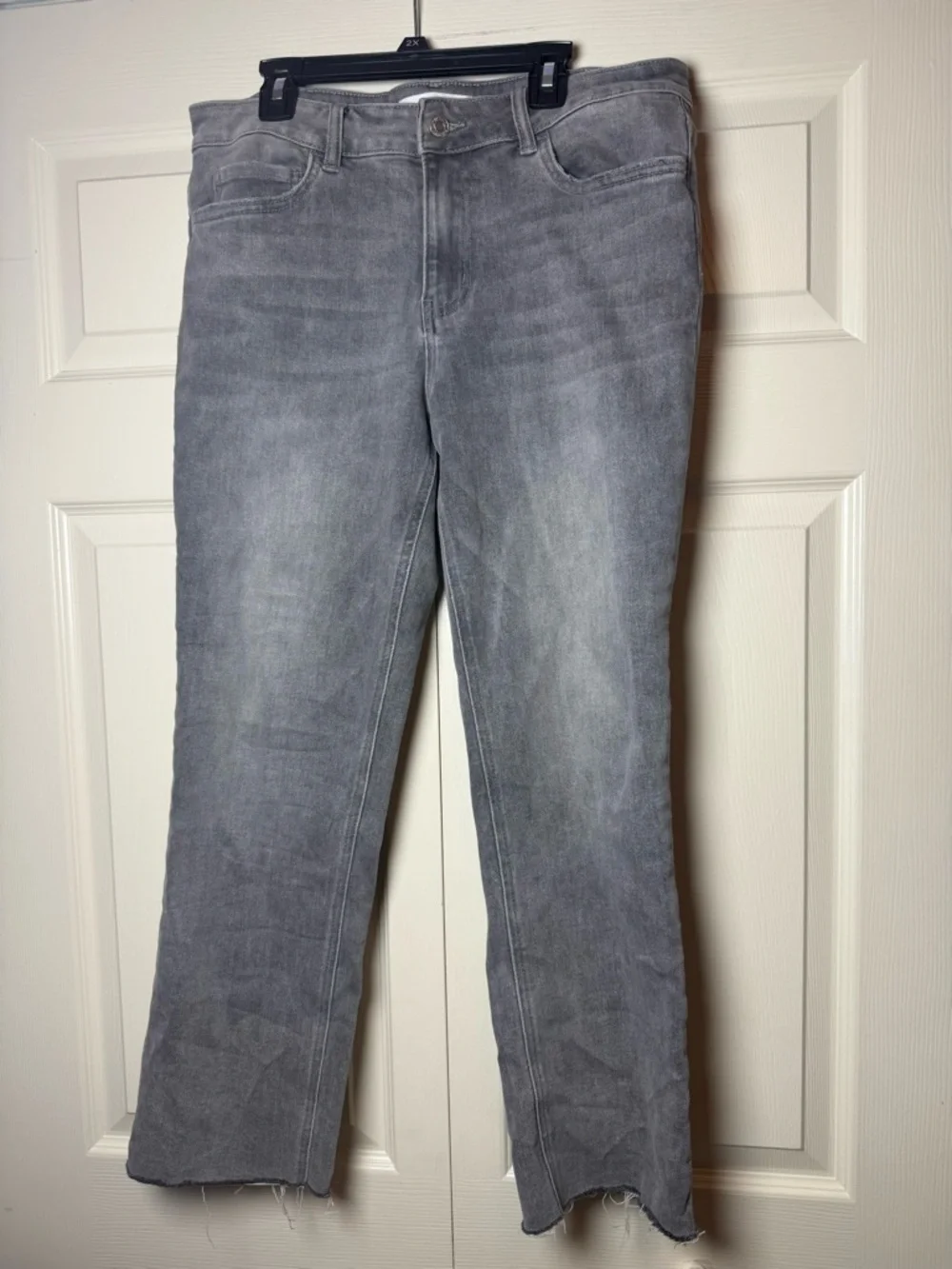Vervet‎ Blue High Rise Cropped Flare Stretch Jeans